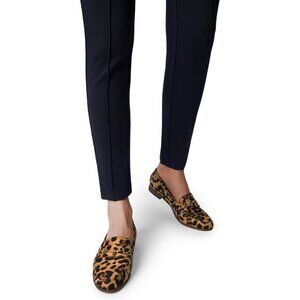 Dream Pairs Women  Leopard-suede Faux Suede Closed Rounded Toe Loafers Shoes